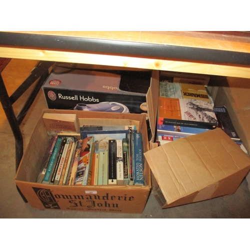 99 - Three Boxes of Books - Nelson, War etc