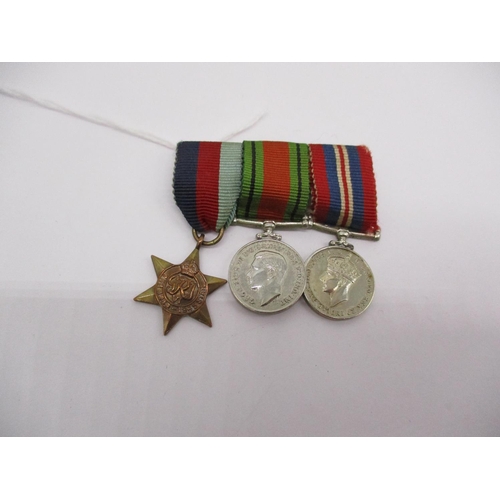 293 - Set of 3 WWII Miniature Medals