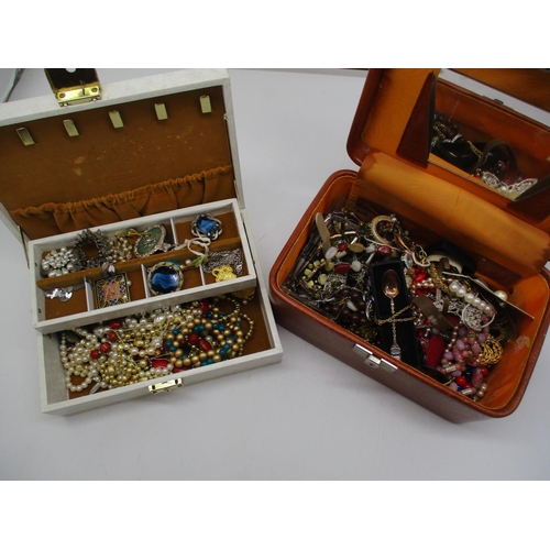 319 - Two Boxes of Costume Jewellery