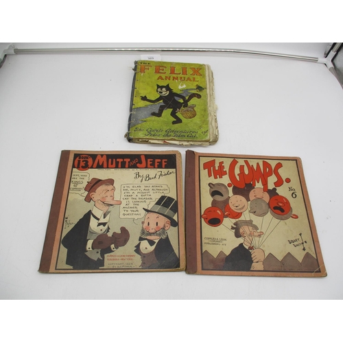 323 - Mutt & Jeff Book 13 1928, The Gumps No 6 and The Felix Annual