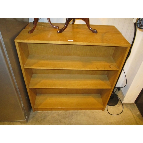 Pair of Light Oak Bookshelves, each 85cm