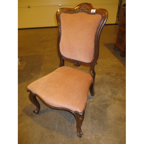 490 - Victorian Rosewood Occasional Chair