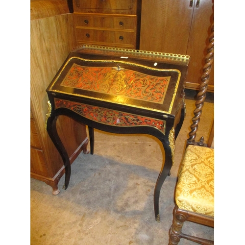 508 - 19th Century Ladies Boulle Bureau, 66cm