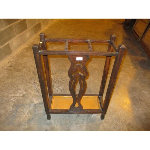 536 - Early 20th Century Oak Stickstand