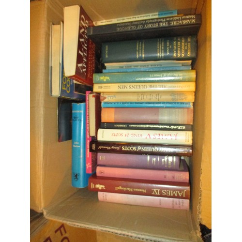 97 - Four Boxes of Books - Scotland etc