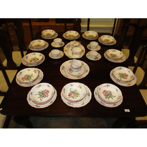 151 - Luneville France Dinner Service, 53 pieces