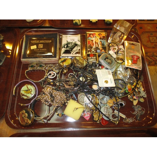 178 - Jewellery, Cigarette Cases etc