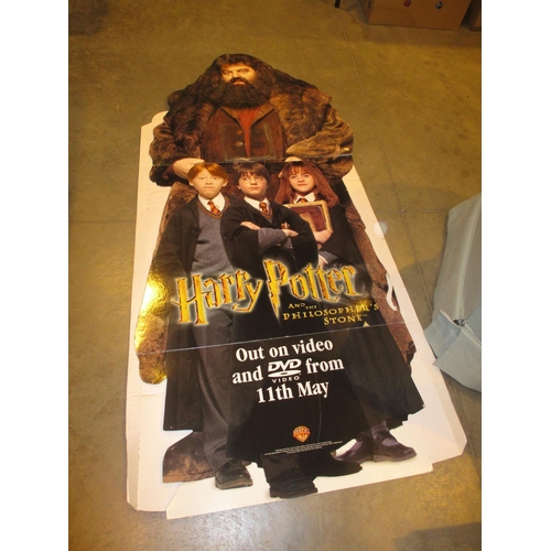 72 - Harry Potter Hagrid Theatre Panel and a Box of Items