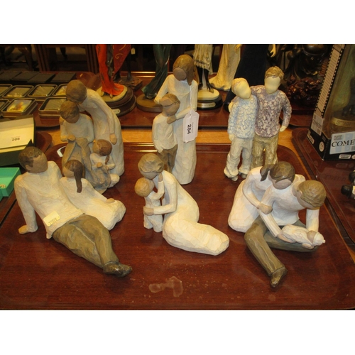 204 - Six Willow Tree Figures