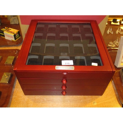 219 - Zippo Lighter Display Case