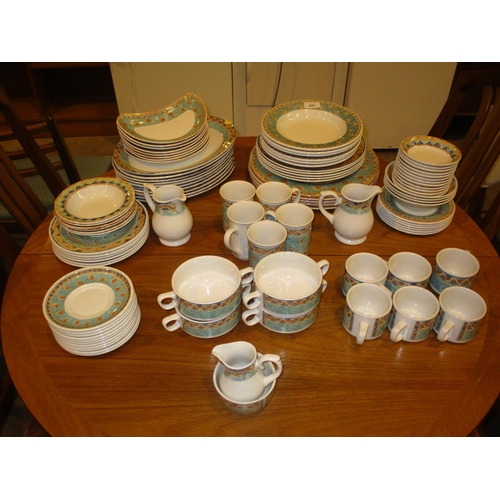 257 - Churchill Ports of Call by Jeff Banks Dinner Service, 99 pieces