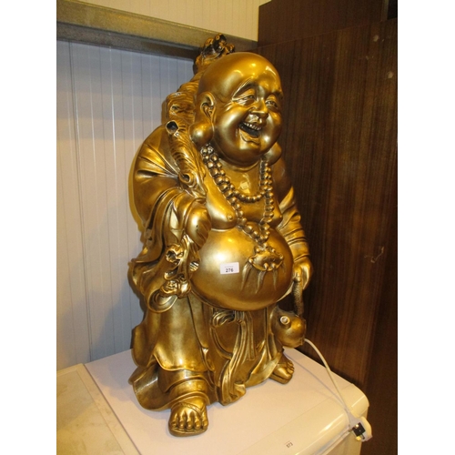 276 - Large Gilded Buddha Figure, 86cm