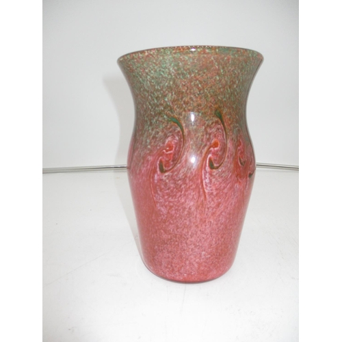 298 - Vasart Glass Vase, 20cm