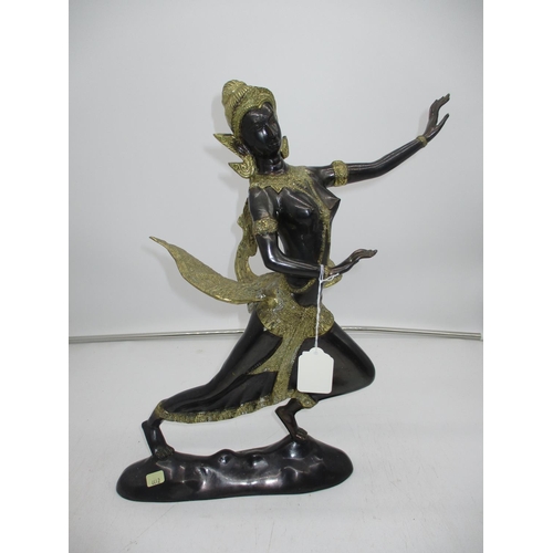 321 - Thai Bronze Dancing Figure, 42cm