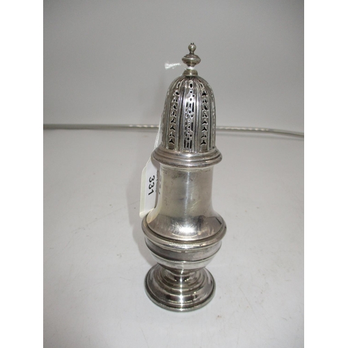 331 - Silver Sugar Caster, Birmingham 1961