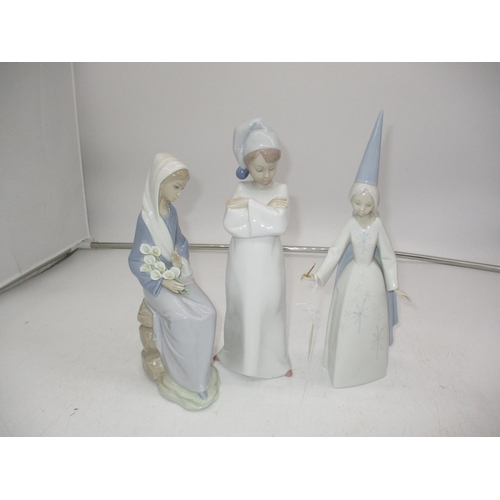 412 - Three Lladro Figures