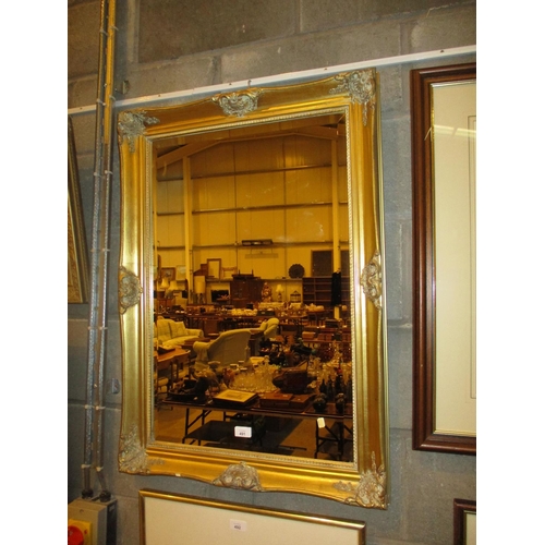 491 - Gilt Frame Wall Mirror, 89x63cm