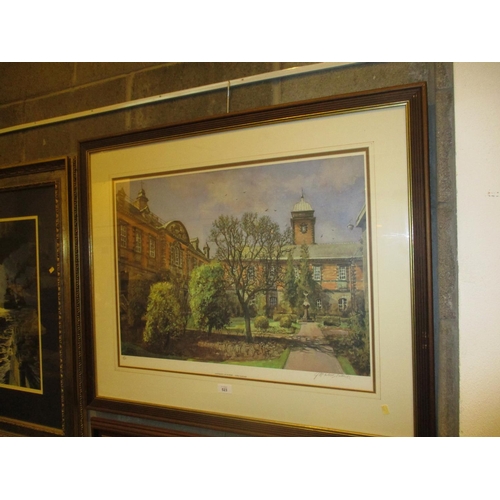 523 - James McIntosh Patrick, Signed Print, University of Dundee Geddes Quadrangle, 449/500