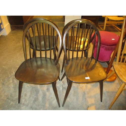 584 - Set of 4 Ercol Dining Chairs