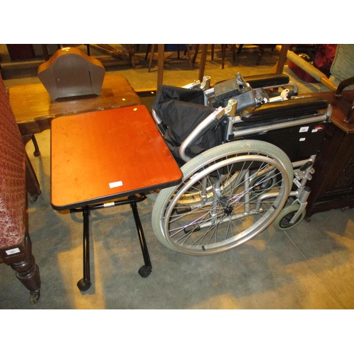 588 - Enigma Wheelchair and an Over Bed Table