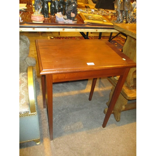 605 - Mahogany Occasional Table, 41x57cm