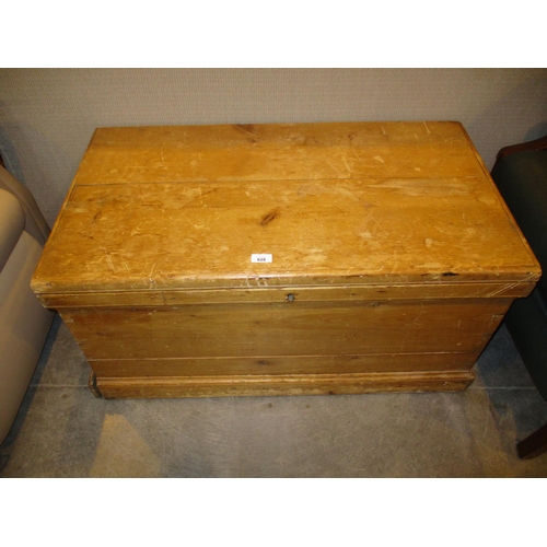 628 - Stripped Pine Blanket Box, 94x52cm