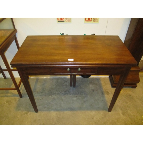 636 - George III Mahogany Fold Over Tea Table, 91cm