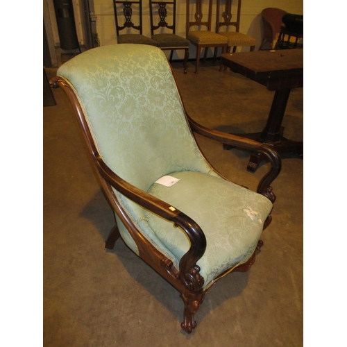 640 - Victorian Rosewood Parlour Chair