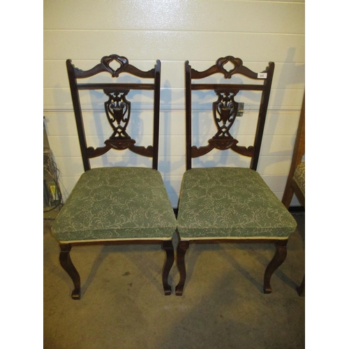 645 - Pair of Late Victorian Bedroom Chairs