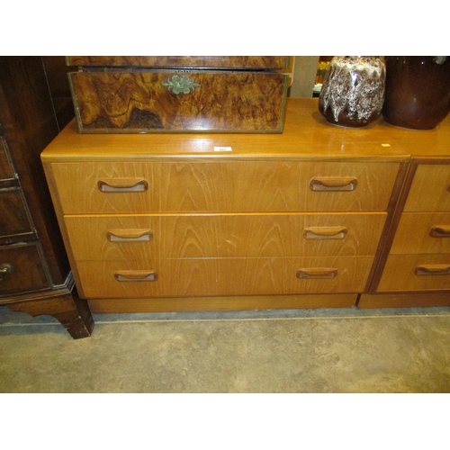 667 - G Plan Teak Chest of 3 Drawers, 81cm