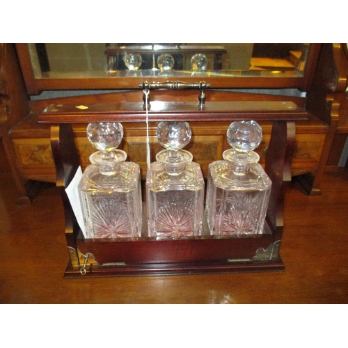 135 - Edinburgh Crystal 3 Decanter Tantalus