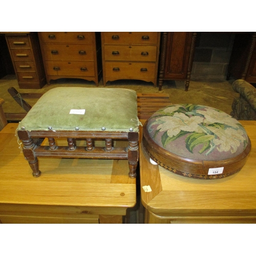 154 - Two Victorian Foot Stools