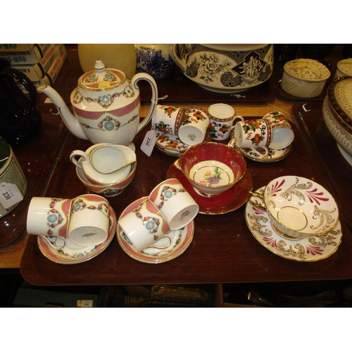 236 - Cauldon and Aynsley Coffee China and 2 Paragon Cabinet Cups