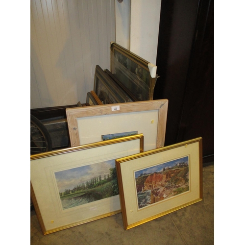 296 - Two James McIntosh Patrick Signed Prints and Other Pictures