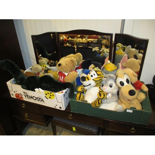 298 - Two Boxes of Disney and Other Soft Toys