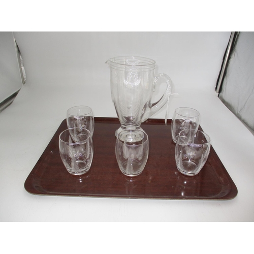 98 - Stuart Crystal 6 Piece Water Set