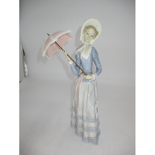 324 - Lladro Figure of a Lady with a Parasol