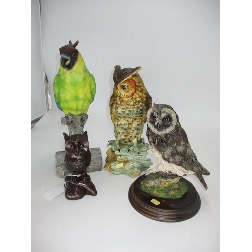 326 - Four Owl Figures