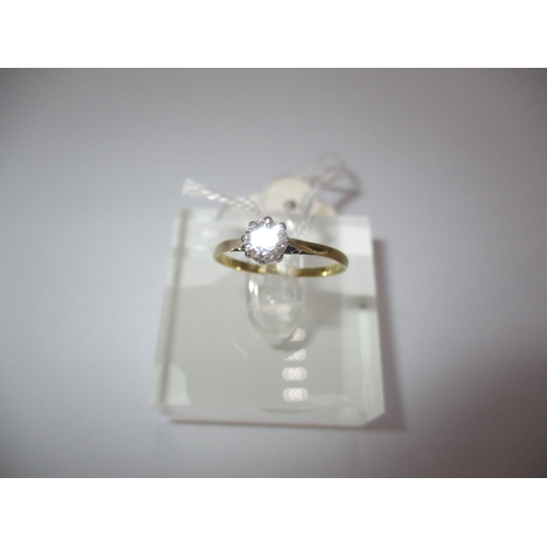 388 - Diamond Solitaire Ring, 1.3g, Size M