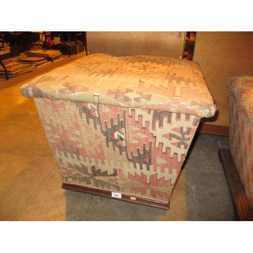 666 - Victorian Box Stool