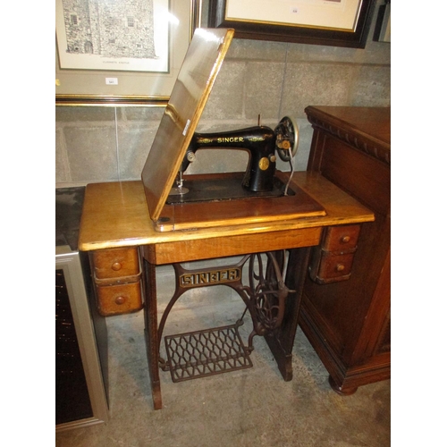 674 - Singer Treadle Sewing Machine