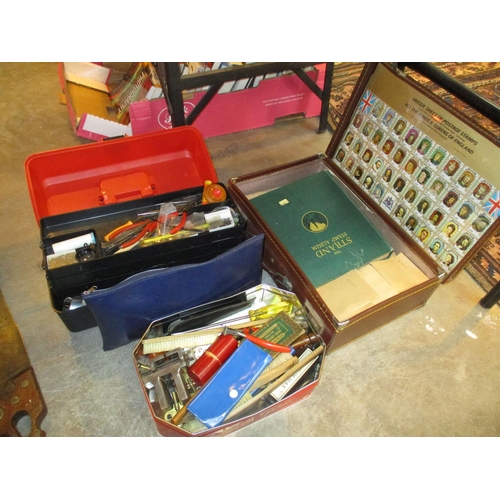 69 - Case of Stamps and Watch Makers Items