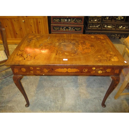 Early 19th Century Dutch Inlaid Centre Table with End Drawer, 107x66cm