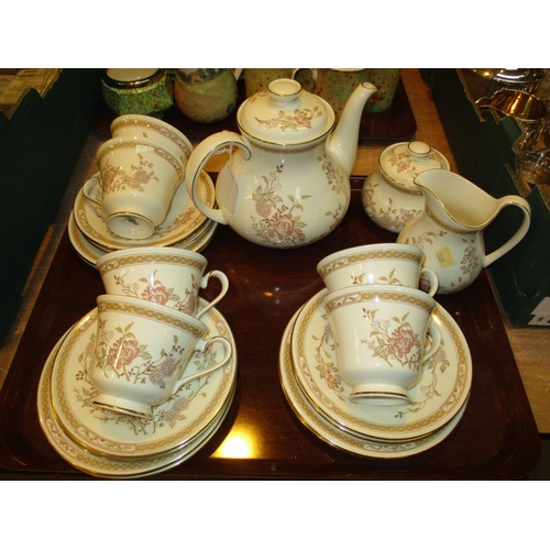 98 - Royal Doulton Lisette 21 Piece Tea Set