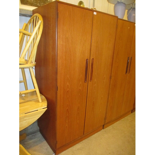 589 - G Plan Teak 2 Door Wardrobe, 91cm