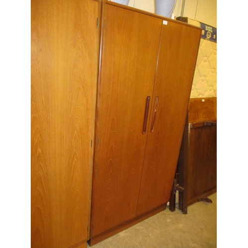 591 - G Plan Teak 2 Door Wardrobe, 91cm