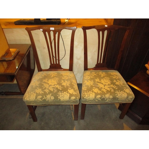 611 - Pair of George III Side Chairs