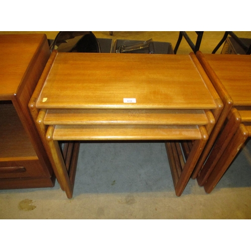 638 - Teak Nest of 3 Tables