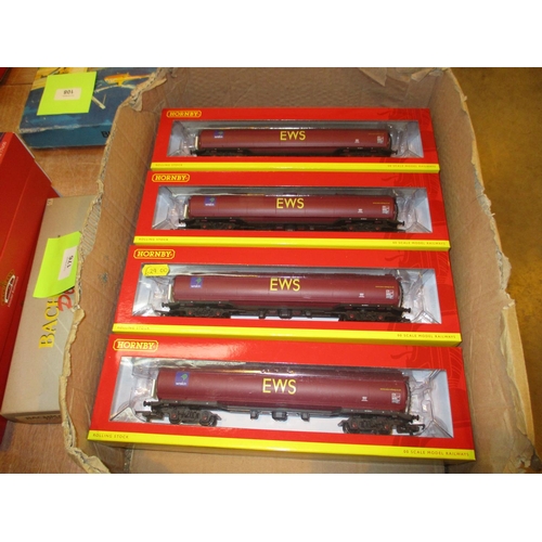 177 - R6772 Eight Hornby EWS 100 Ton Tank Wagon