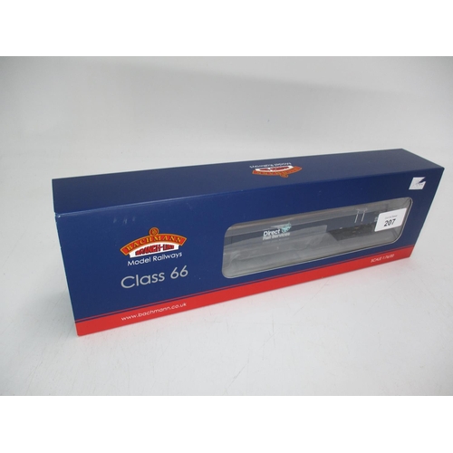 207 - 32-982 Bachmann Class 66 66434 DRS Plain Blue Compass